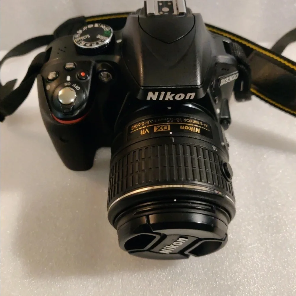 Nikon D3300 24.2MP Digital SLR Camera Used With Bag And Accessories